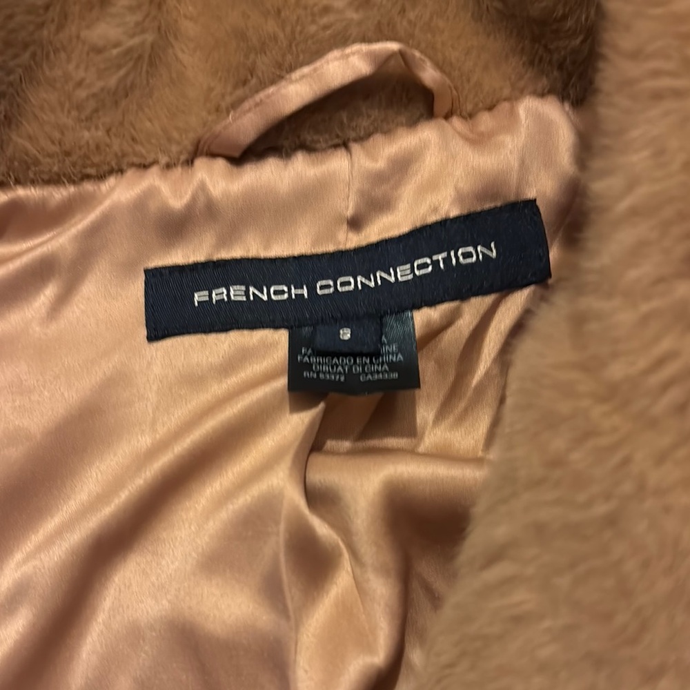 Faux Fur Jacket in Camel - Picture 2 of 4